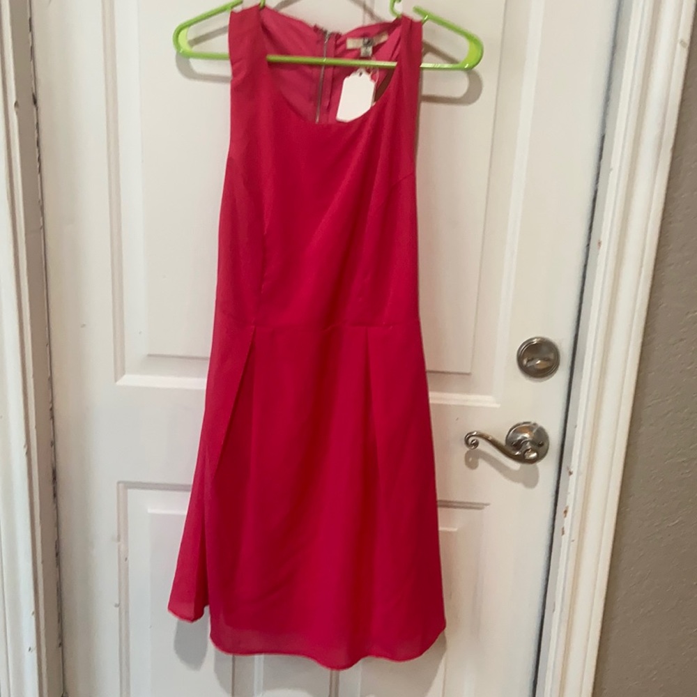 Hot pink dress